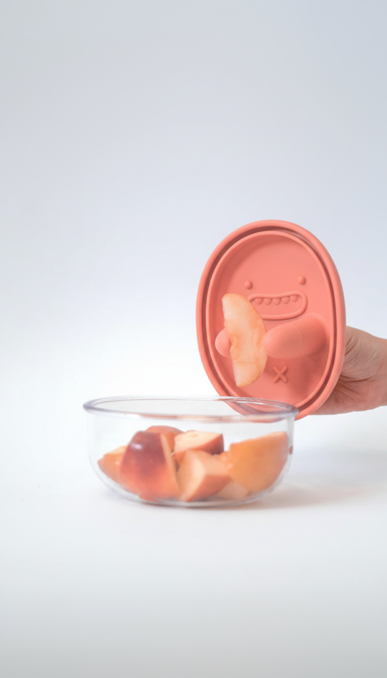 Silicone lid that works like a glove