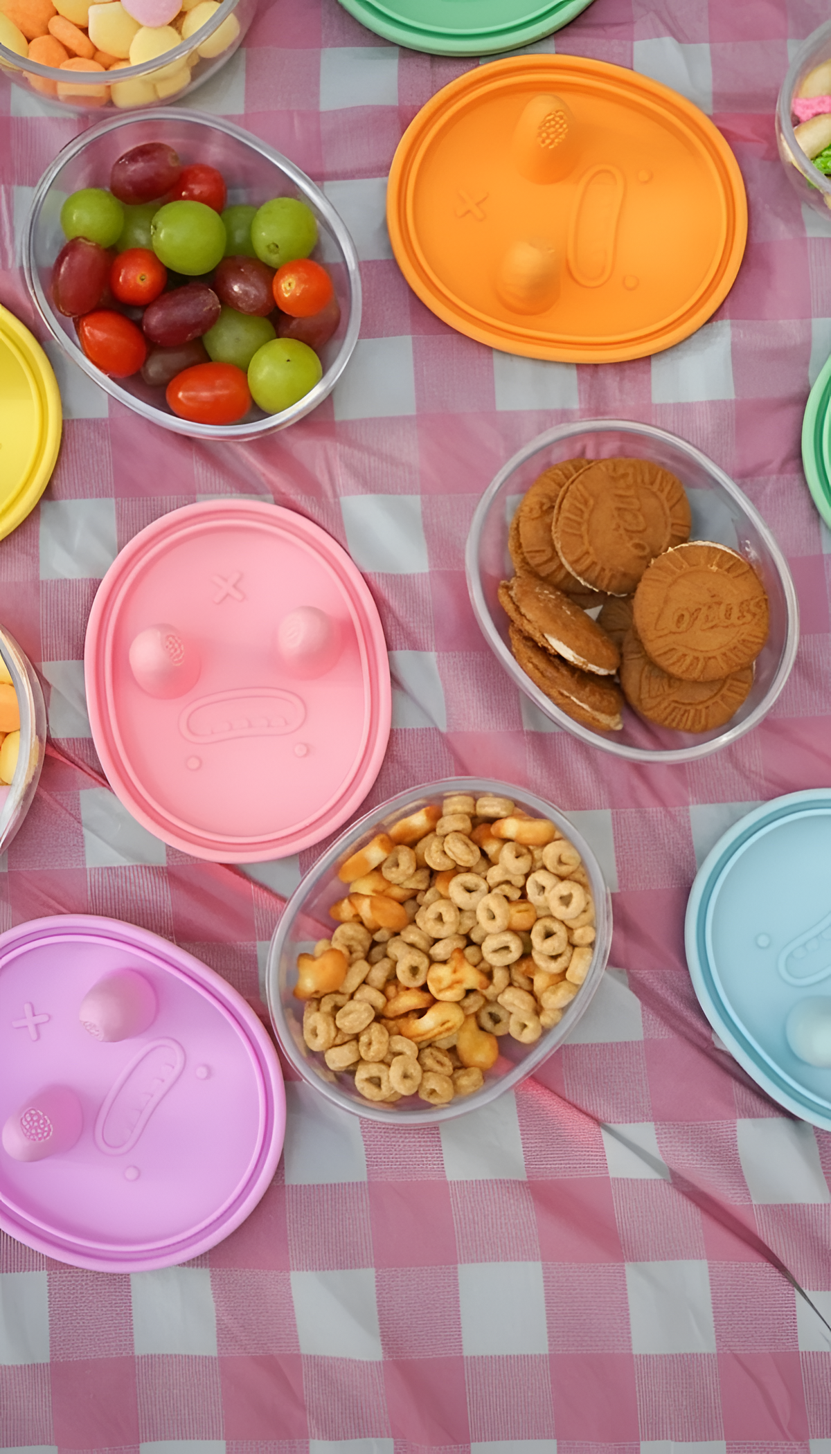 Colorful Clean Hands snack boxes